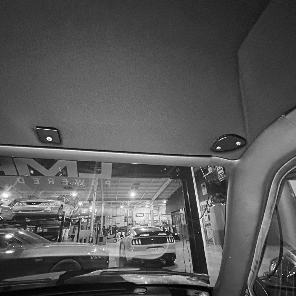 1985-93 Mustang SVE Sun Visor Deletes Coupe/Hatchback