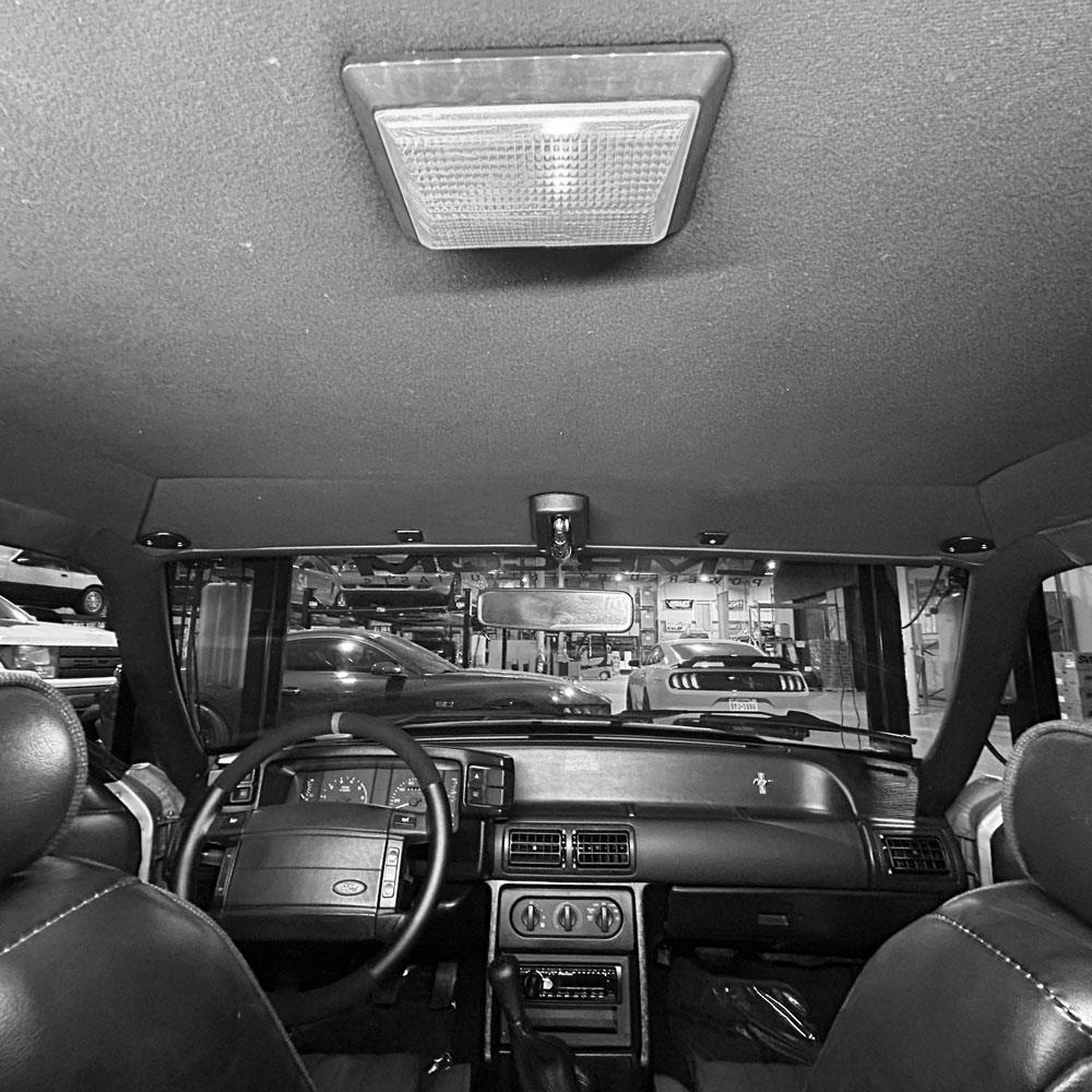 1985-93 Mustang SVE Sun Visor Deletes Coupe/Hatchback