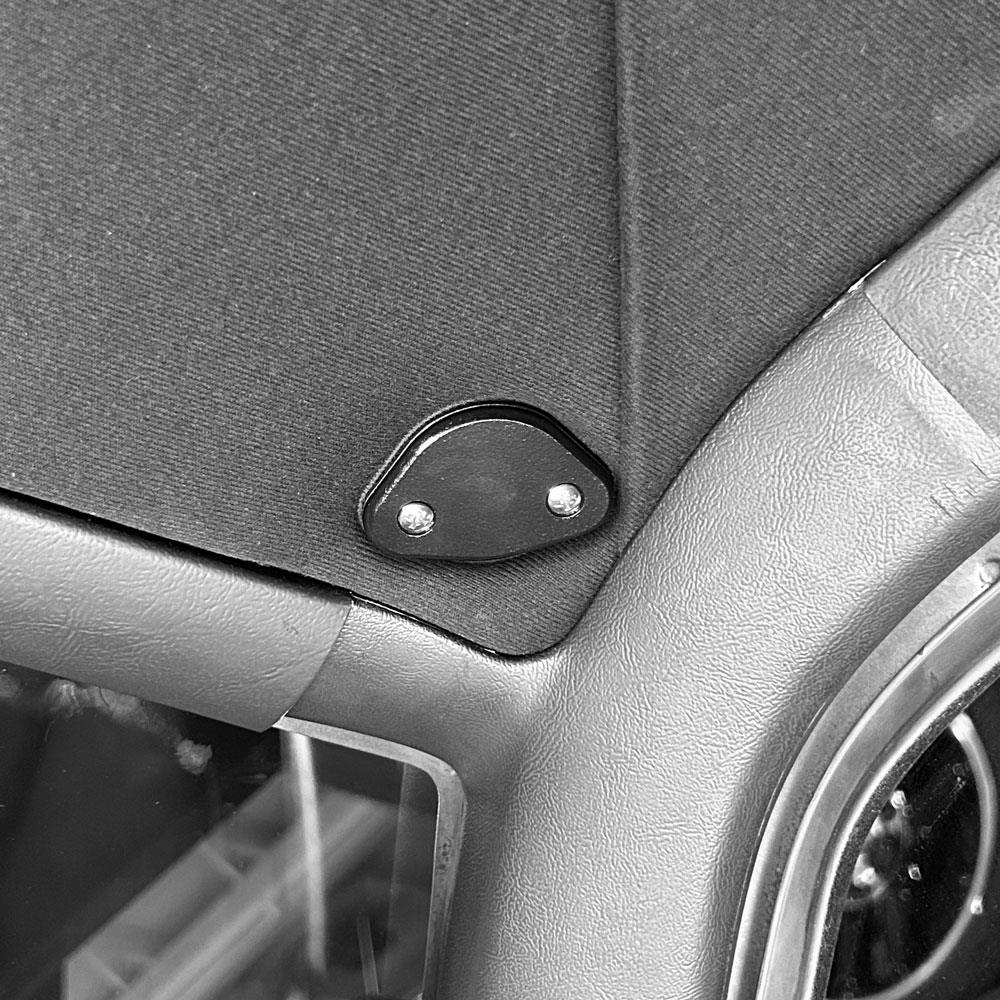 1985-93 Mustang SVE Sun Visor Deletes Coupe/Hatchback