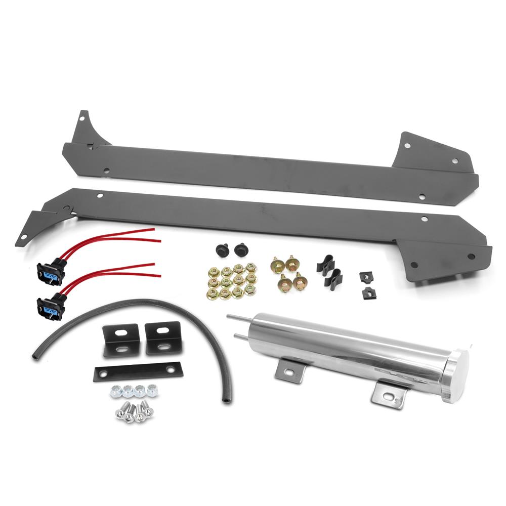 1986-93 Mustang SVE Aluminum Radiator & Contour Fan Kit with HD Hoses 5.0