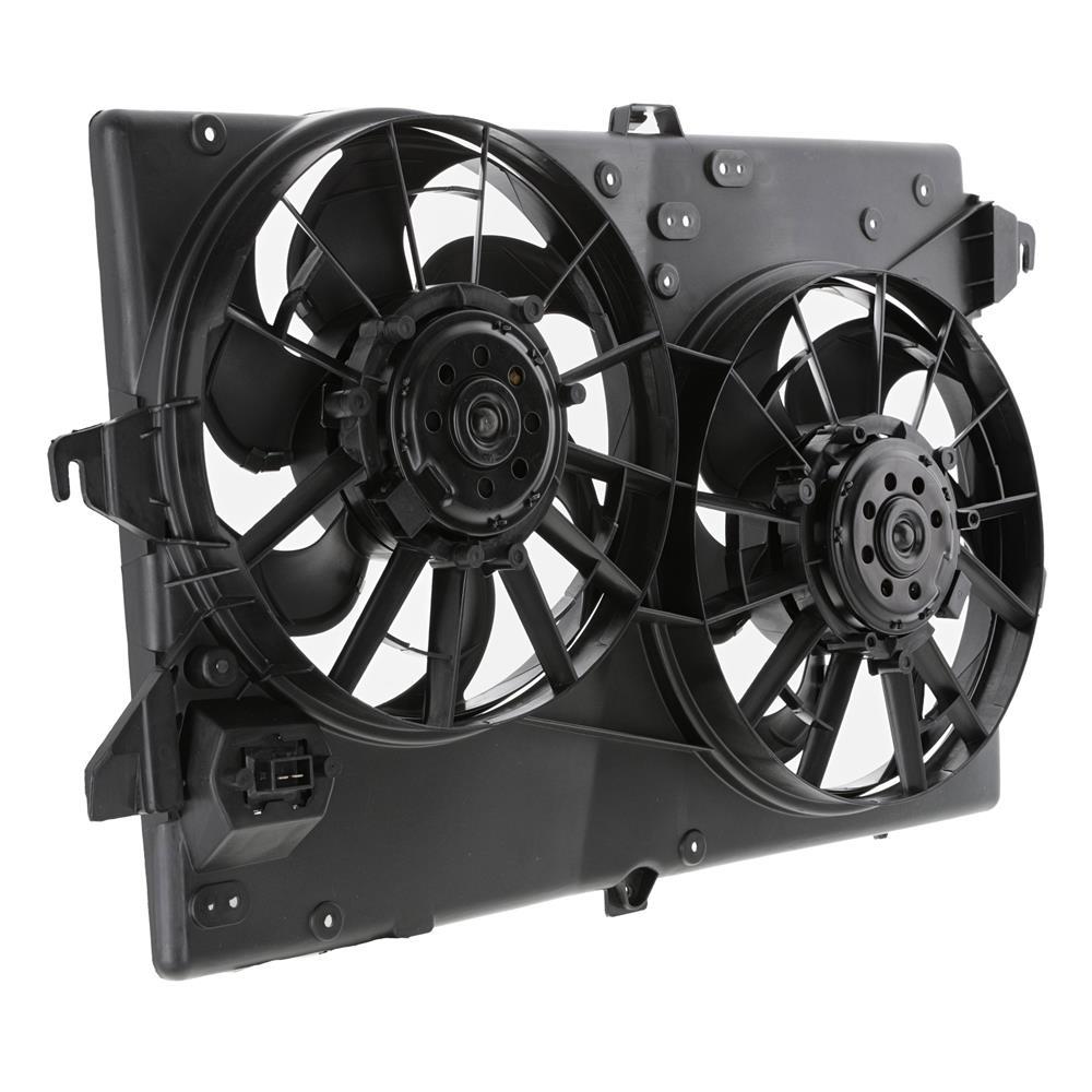 1986-93 Mustang SVE Aluminum Radiator & Contour Fan Kit  - Black 5.0
