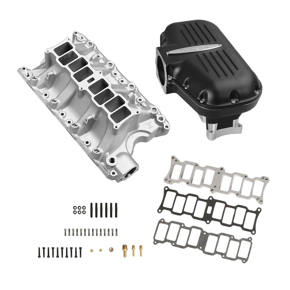 1986-95 Mustang Trick Flow Box-R-Series Intake Manifold  - Black 5.8