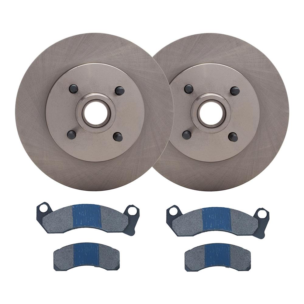 1987-93 Mustang Front Brake Rotor & Pad Kit - 11"