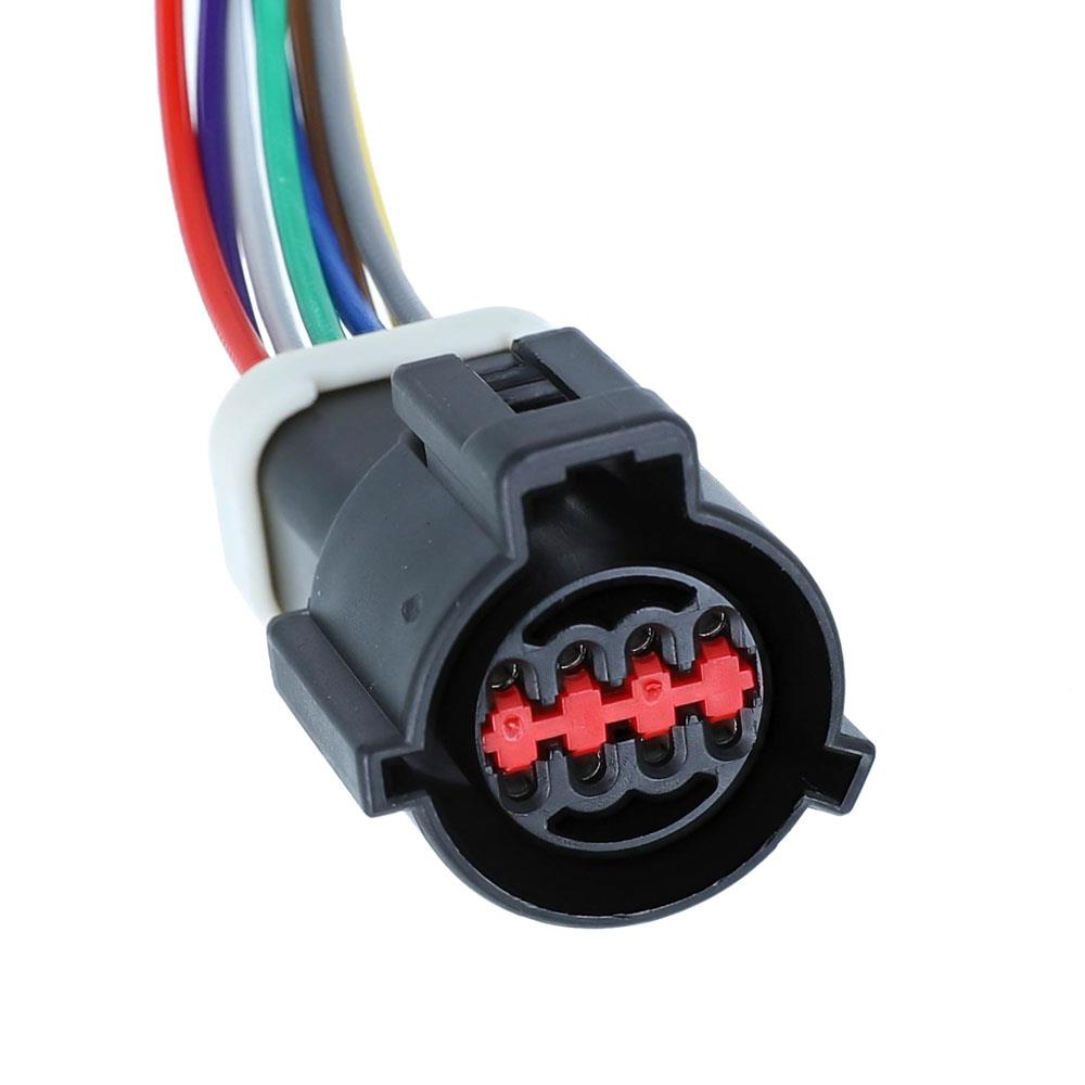 1987-93 Mustang Dash Harness Connector Pigtail  - Round 8 Pin Female