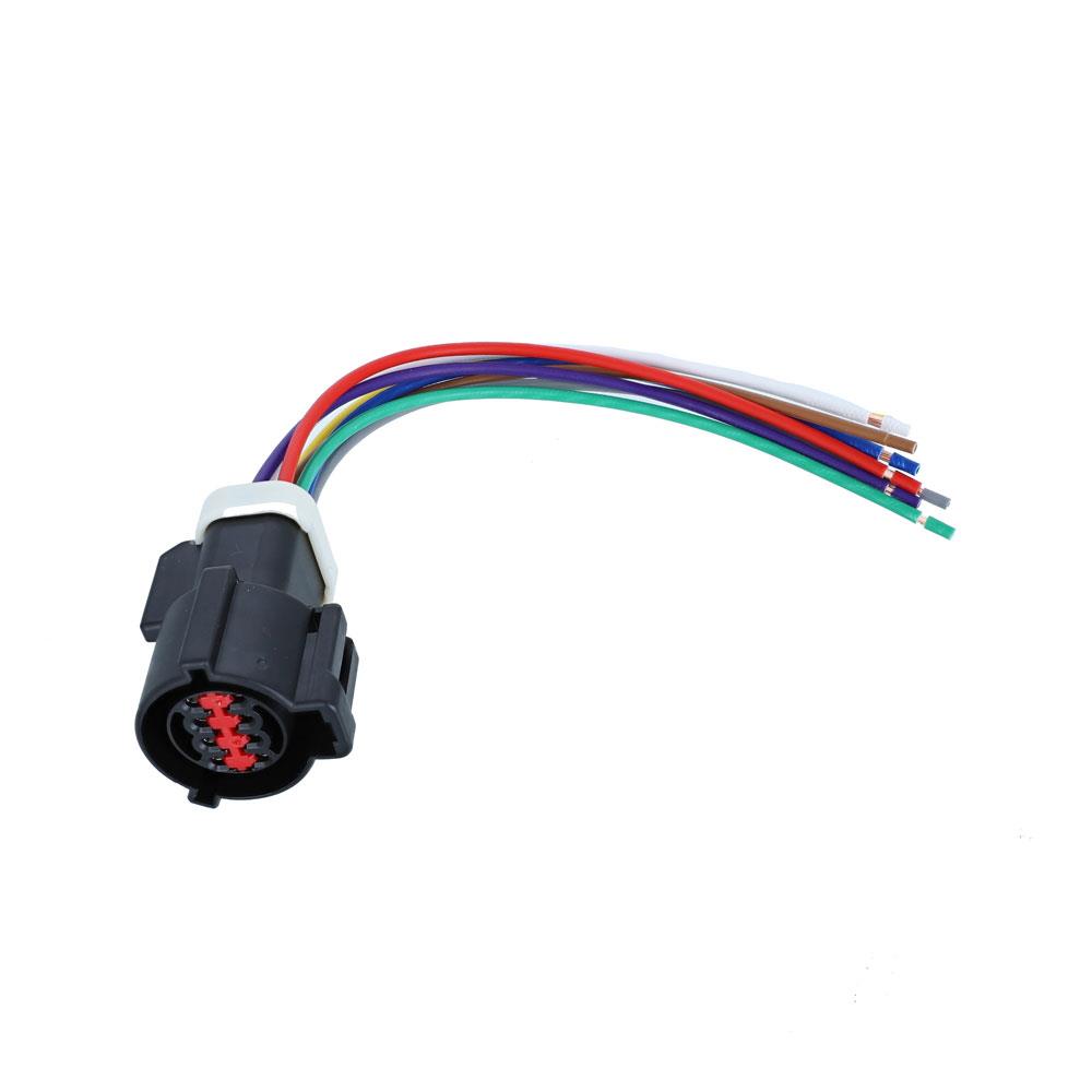 1987-93 Mustang Dash Harness Connector Pigtail  - Round 8 Pin Female