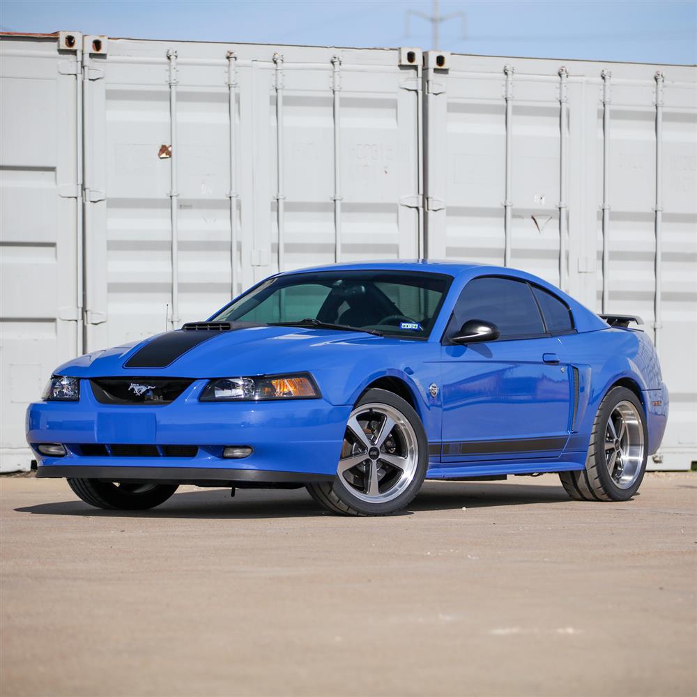 1994-04 Mustang SVE 03-04 Mach 1 Style Wheel & Nitto NT05 Kit- 18x9/10 - Machined