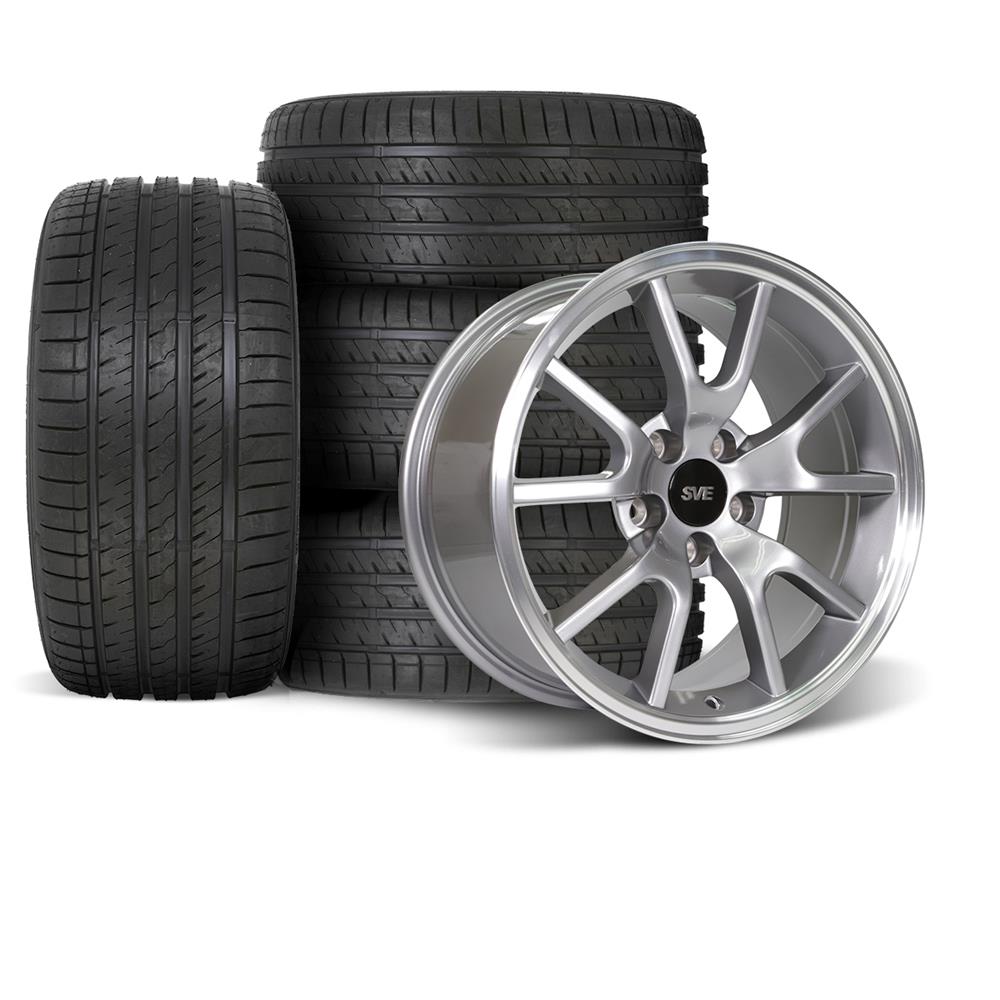 1994-2004 Mustang SVE FR500 Wheel & Sumitomo Tire Kit - 18X9 - Anthracite