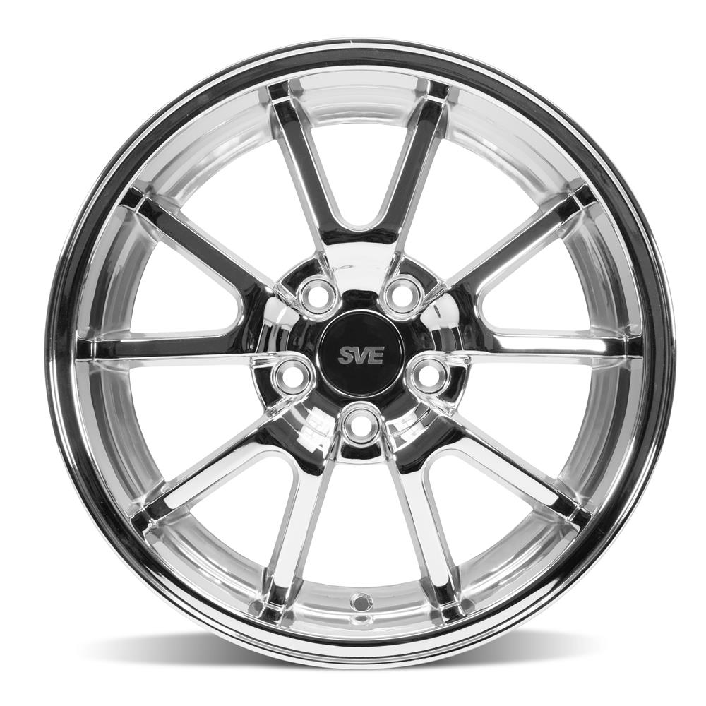 1994-2004 Mustang SVE FR500 Wheel & Nitto Tire Kit - 18X9/10 - Chrome