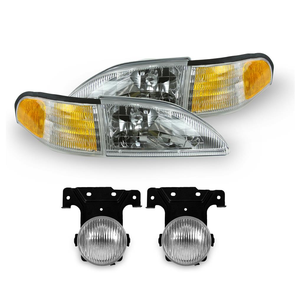 1994-98 Mustang Cobra Headlight & Fog Light Kit