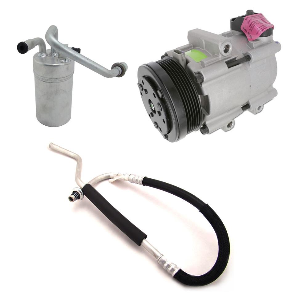 1996-1998 Mustang A/C Compressor & Line Kit - 4.6