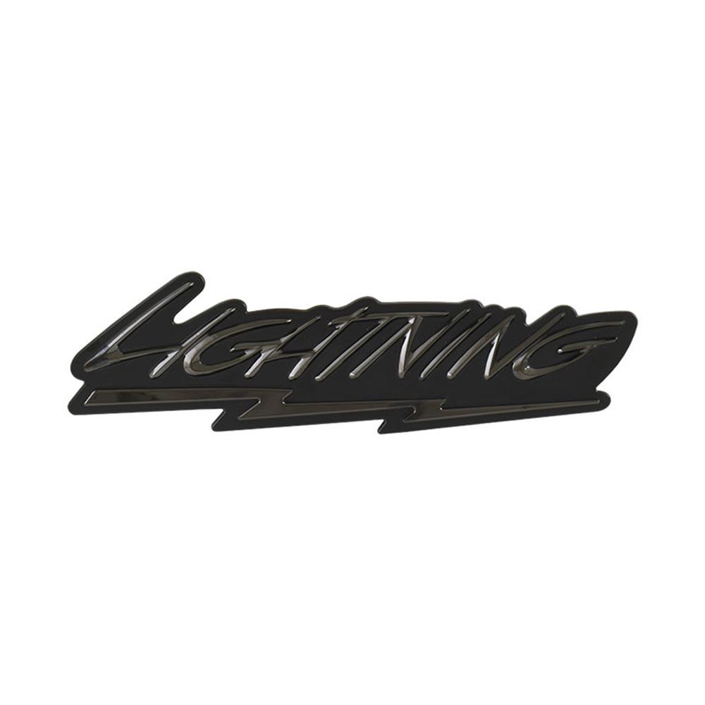 1999-04 F-150 SVT Lightning Fender Emblem  - Gloss Black