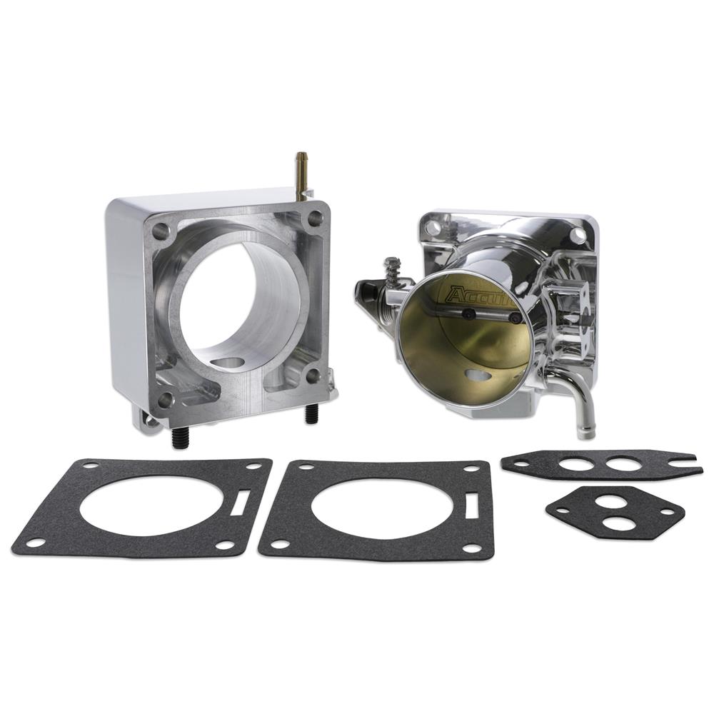 Mustang Accufab 75mm Throttle Body w/ EGR Spacer Polished | 86-93 5.0