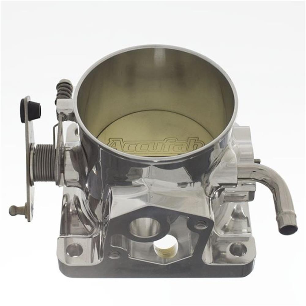 Mustang Accufab 75mm Throttle Body w/ Solid EGR Spacer Polished | 86-93