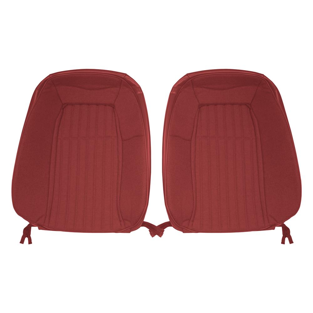 Mustang Acme Sport Seat Upholstery - Cloth - Ruby Red | 1993 Hatchback