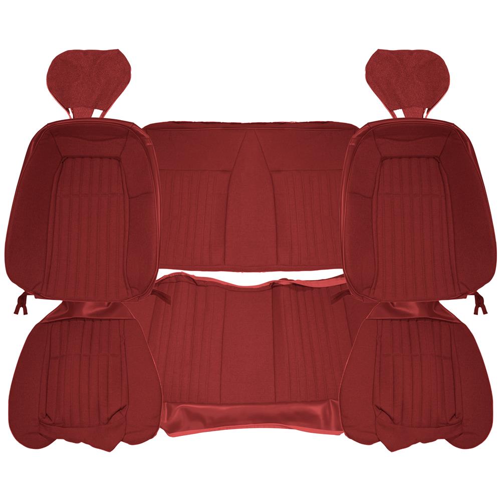 1992 Mustang Acme Sport Seat Upholstery - Cloth  - Scarlet Red Convertible