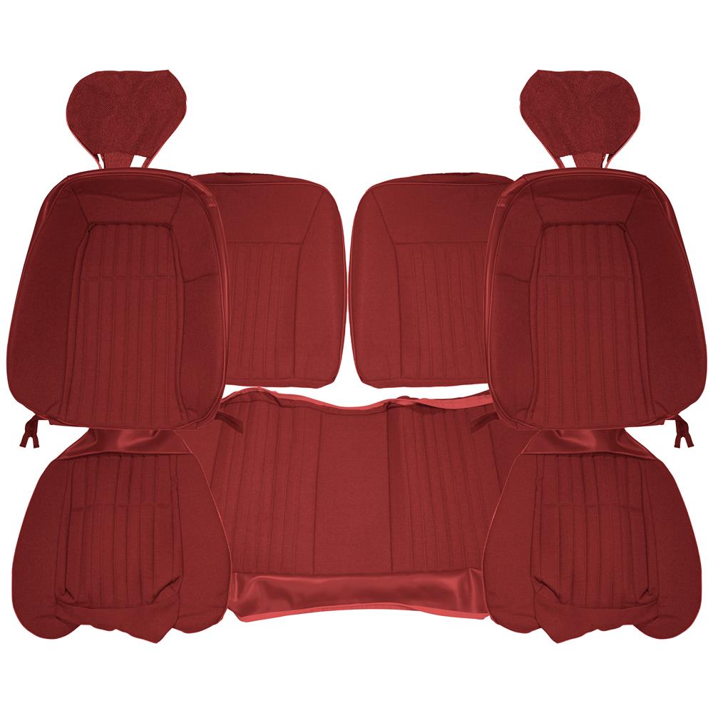 1992 Mustang Acme Sport Seat Upholstery - Cloth  - Scarlet Red Hatchback