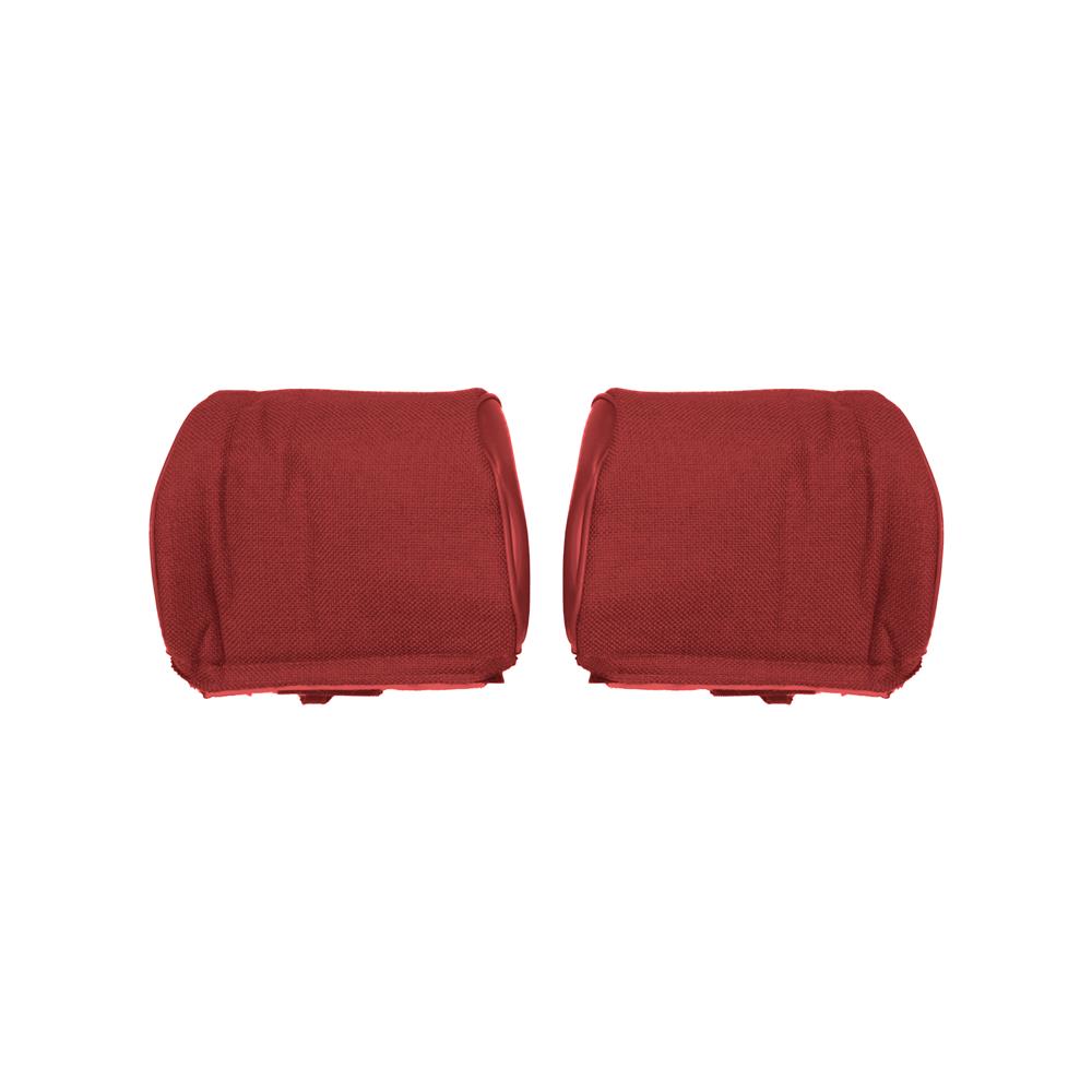1987-89 Mustang Acme Sport Seat Cloth Upholstery Kit  - Scarlet Red Convertible