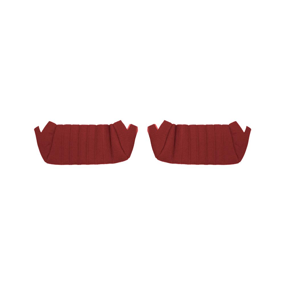 1987-89 Mustang Acme Sport Seat Cloth Upholstery Kit  - Scarlet Red Convertible