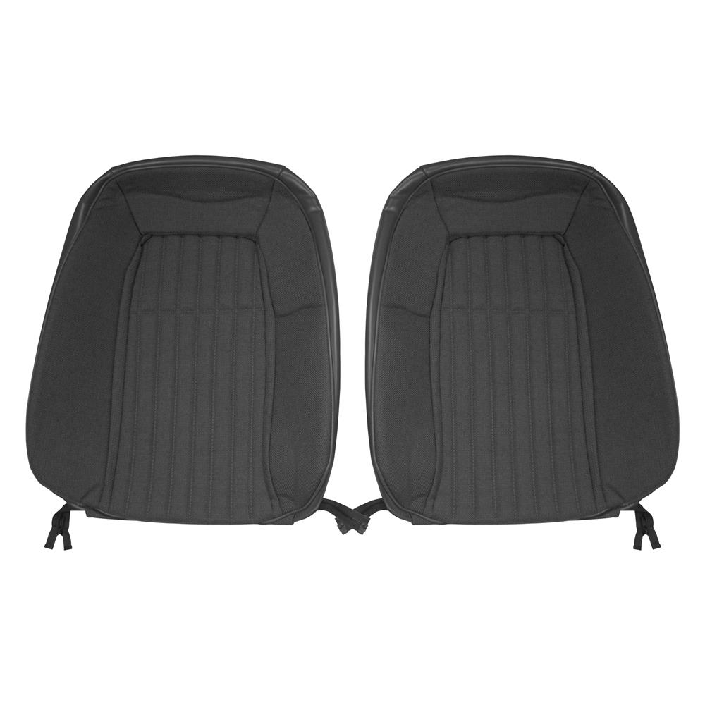 1987-89 Mustang Acme Sport Seat Cloth Upholstery Kit  - Smoke Gray Hatchback