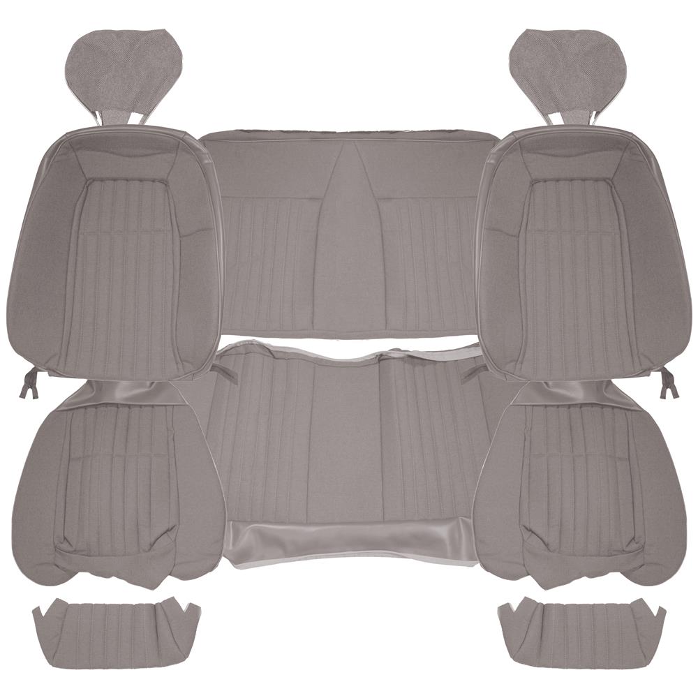 1990-91 Mustang Acme Sport Seat Cloth Upholstery Kit  - Titanium Gray Coupe