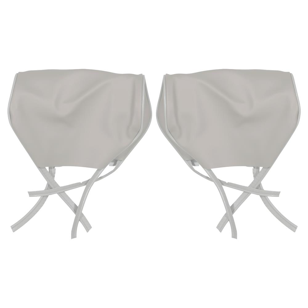 1990-91 Mustang TMI Sport Seat Vinyl Upholstery Kit  - Titanium Gray Coupe