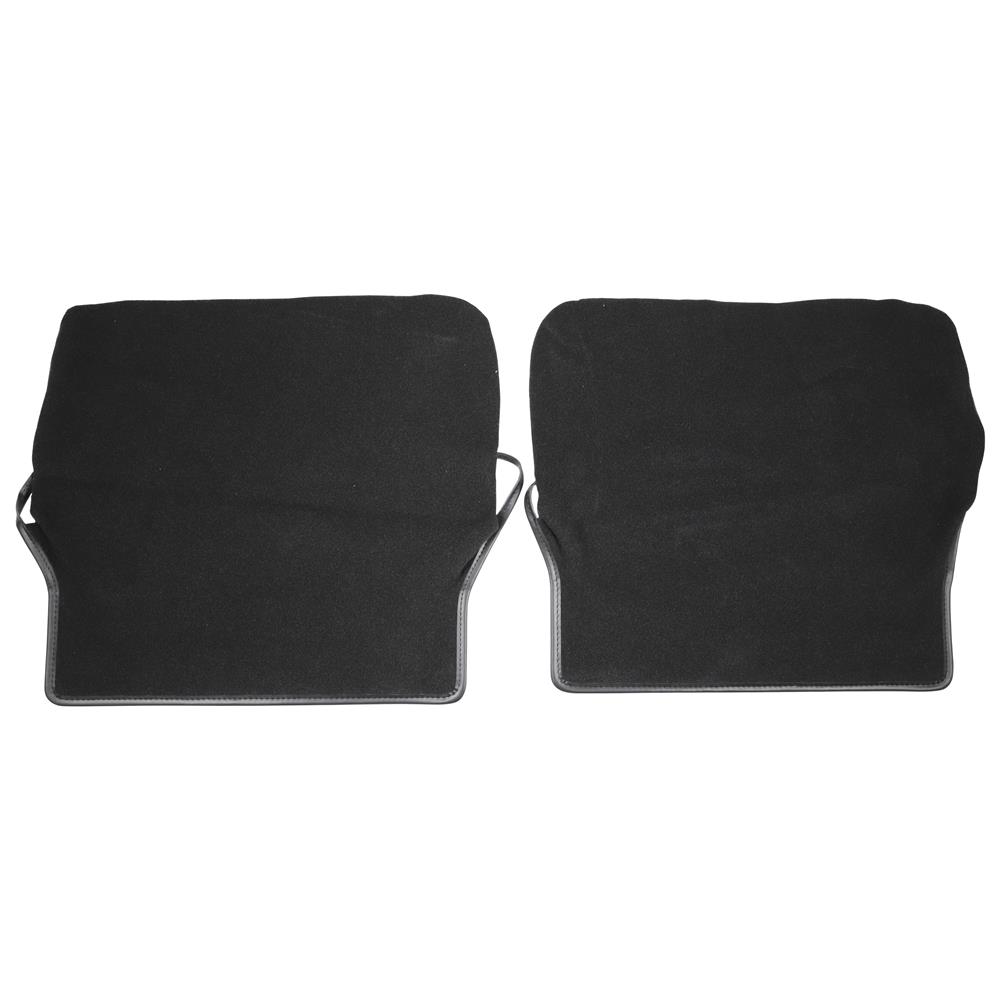 Mustang Acme Standard Seat Upholstery - Cloth - Black | 87-93 Hatchback