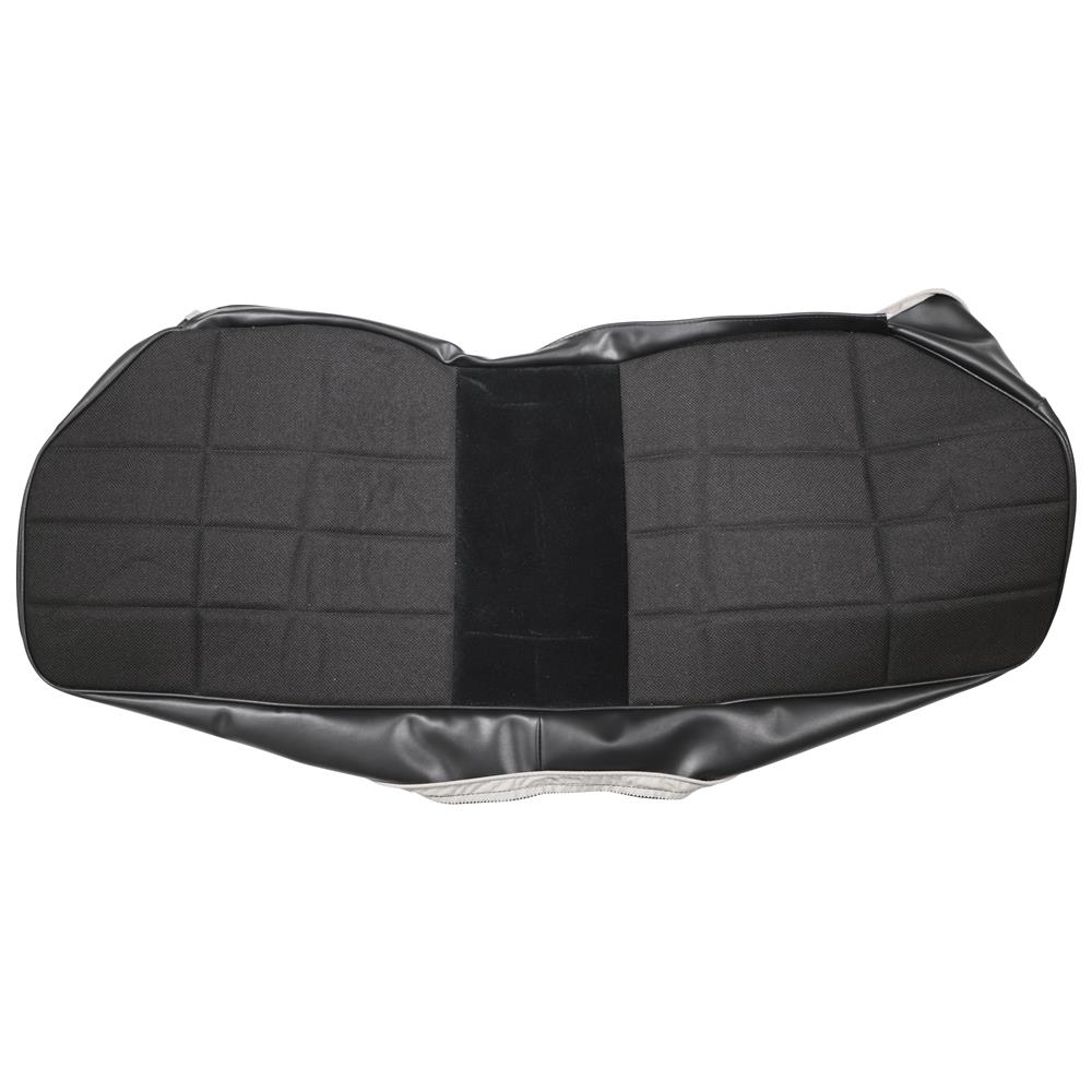 Mustang Acme Standard Seat Upholstery - Cloth - Black | 87-93 Hatchback