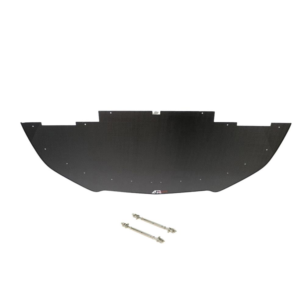 2018-23 Mustang APR Carbon Fiber Front Splitter w/ Support Rods  - Non Performance Pack