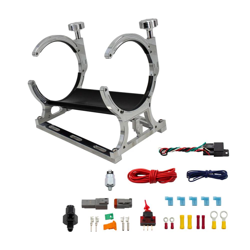 Nitrous Outlet Billet Heated Bottle Bracket Kit  - 10/15lb
