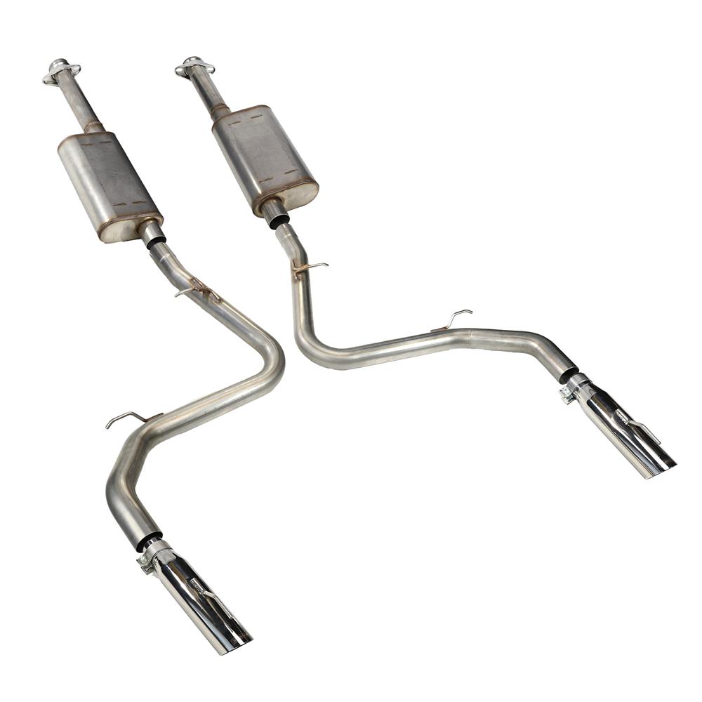 1999-2004 Mustang Bassani 2.5" Cat Back Exhaust - Stainless - Cobra