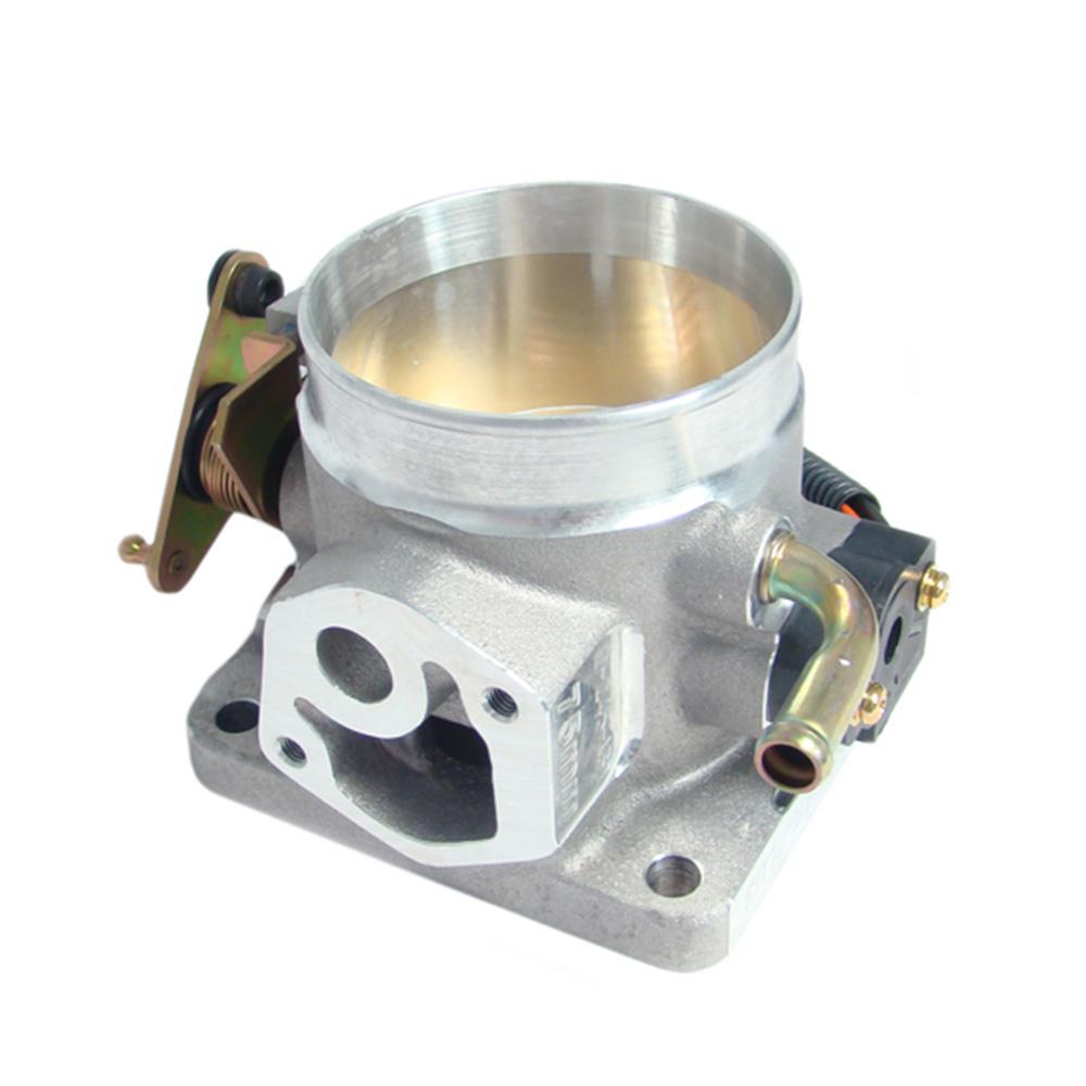 Mustang BBK 75mm Throttle Body w/ EGR Spacer Satin | 86-93 5.0