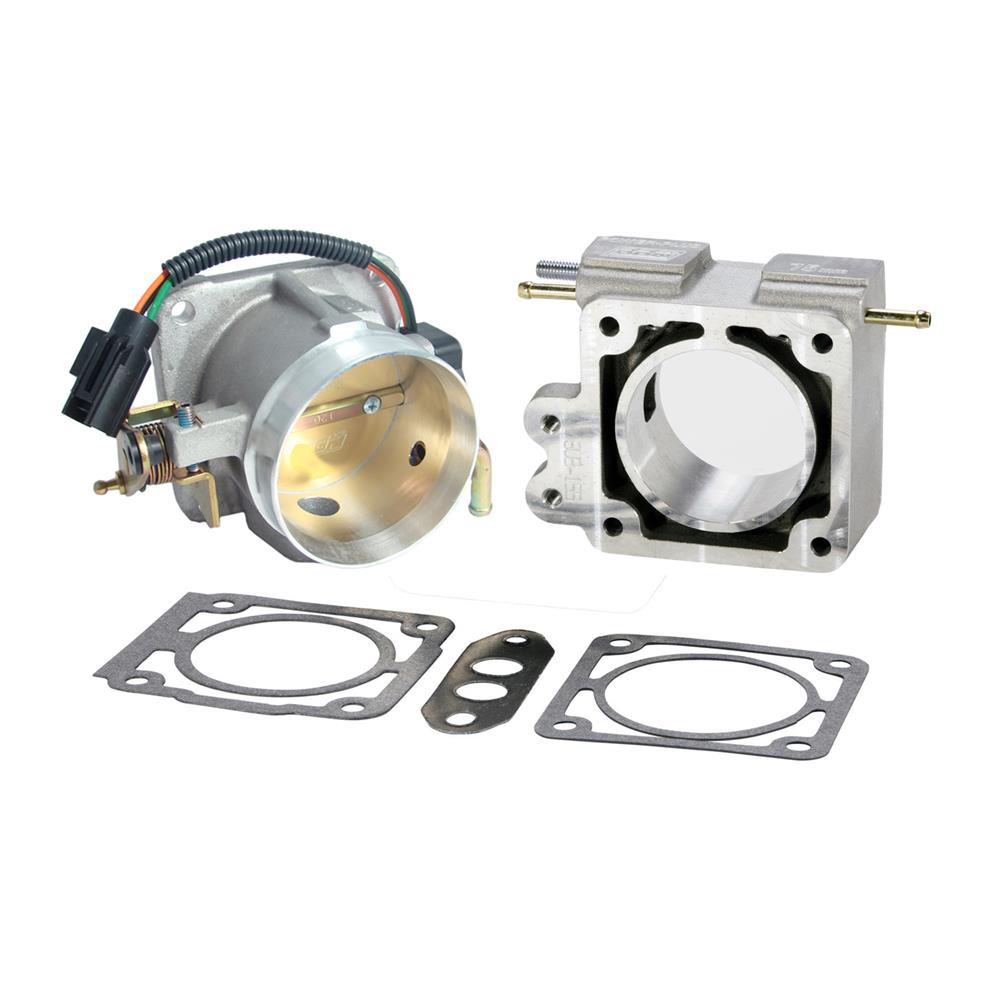 Mustang BBK 75mm Throttle Body w/ EGR Spacer Satin | 86-93 5.0