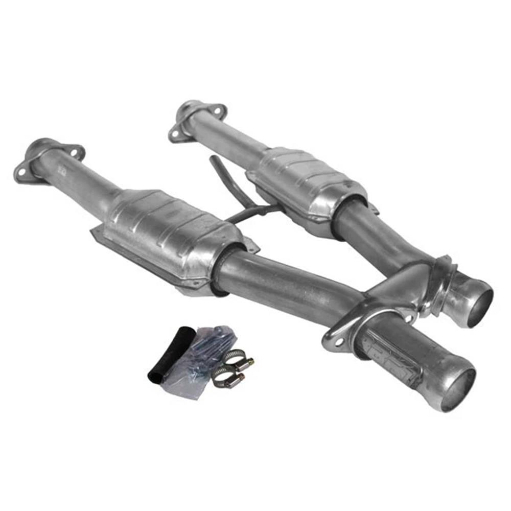 1986-93 Mustang BBK Catted H-Pipe for Longtube Headers - 2.5"  5.0