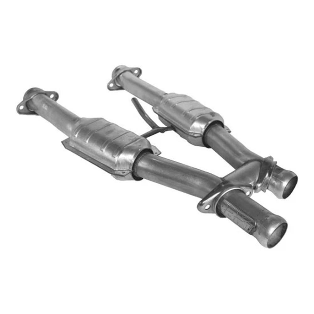 1986-93 Mustang BBK Catted H-Pipe for Longtube Headers - 2.5"  5.0