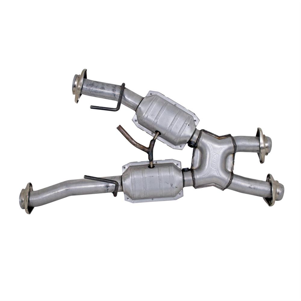 1979-1993 Mustang 5.0 BBK Catted X-Pipe For Long Tube Headers - Automatic - 2.5"