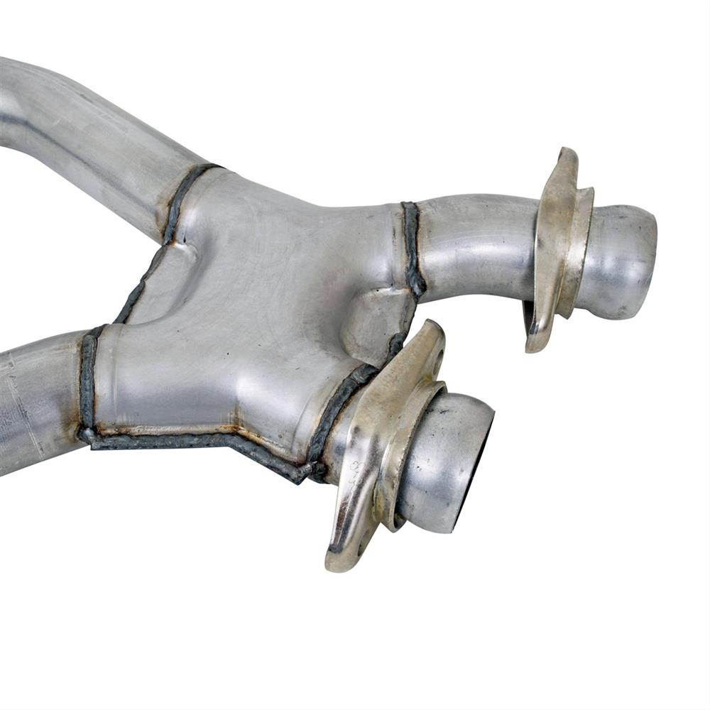 1979-93 Mustang BBK Catted X-Pipe for Long Tube Headers - Manual - 2.5" 5.0