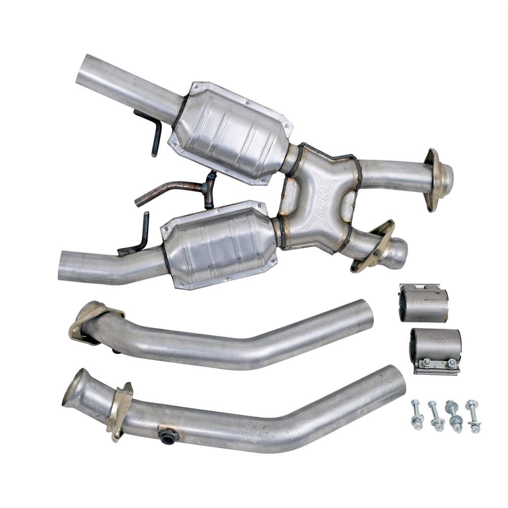 1986-1993 Mustang 5.0 BBK Catted X-Pipe for Shorty Headers - 2.5"