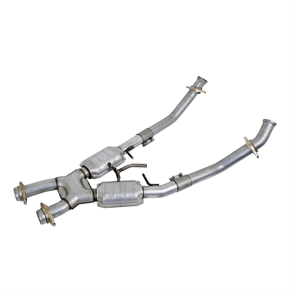 1986-1993 Mustang 5.0 BBK Catted X-Pipe for Shorty Headers - 2.5"