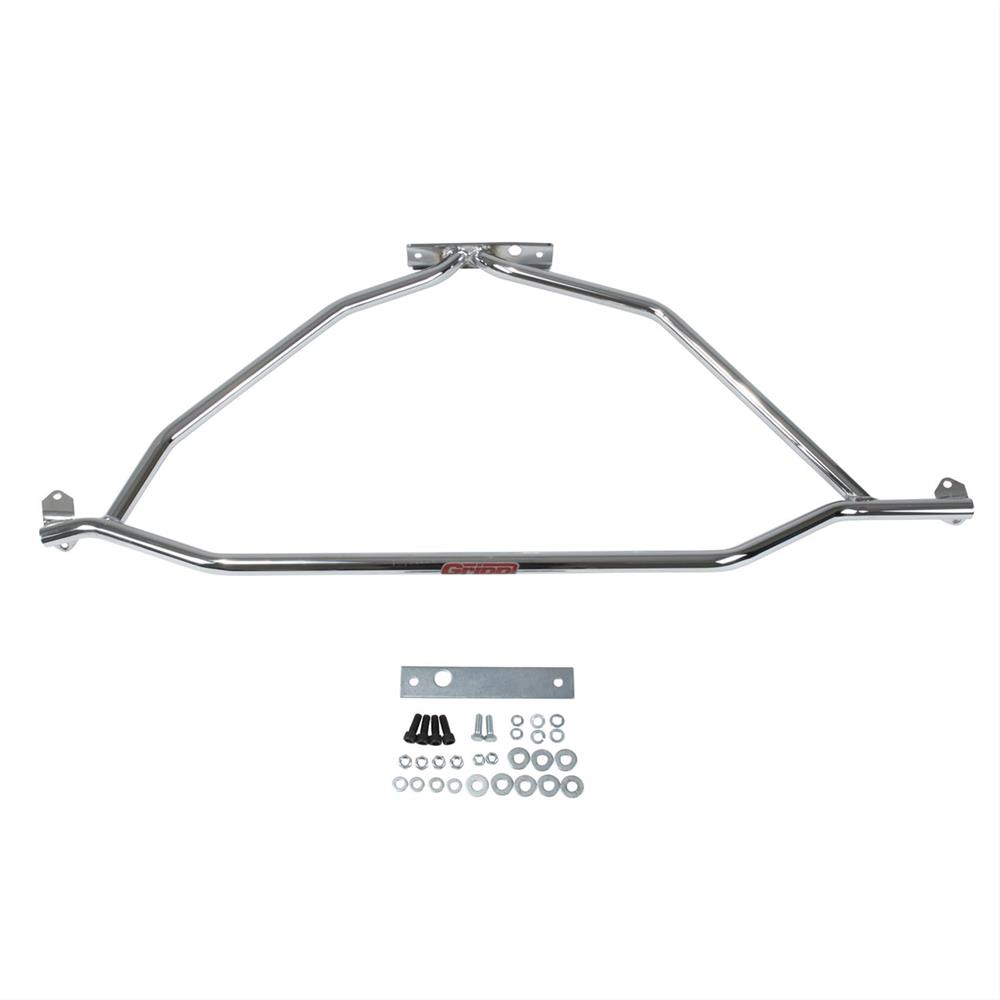 1986-93 Mustang BBK Strut Tower Brace  - Powder Coated Chrome
