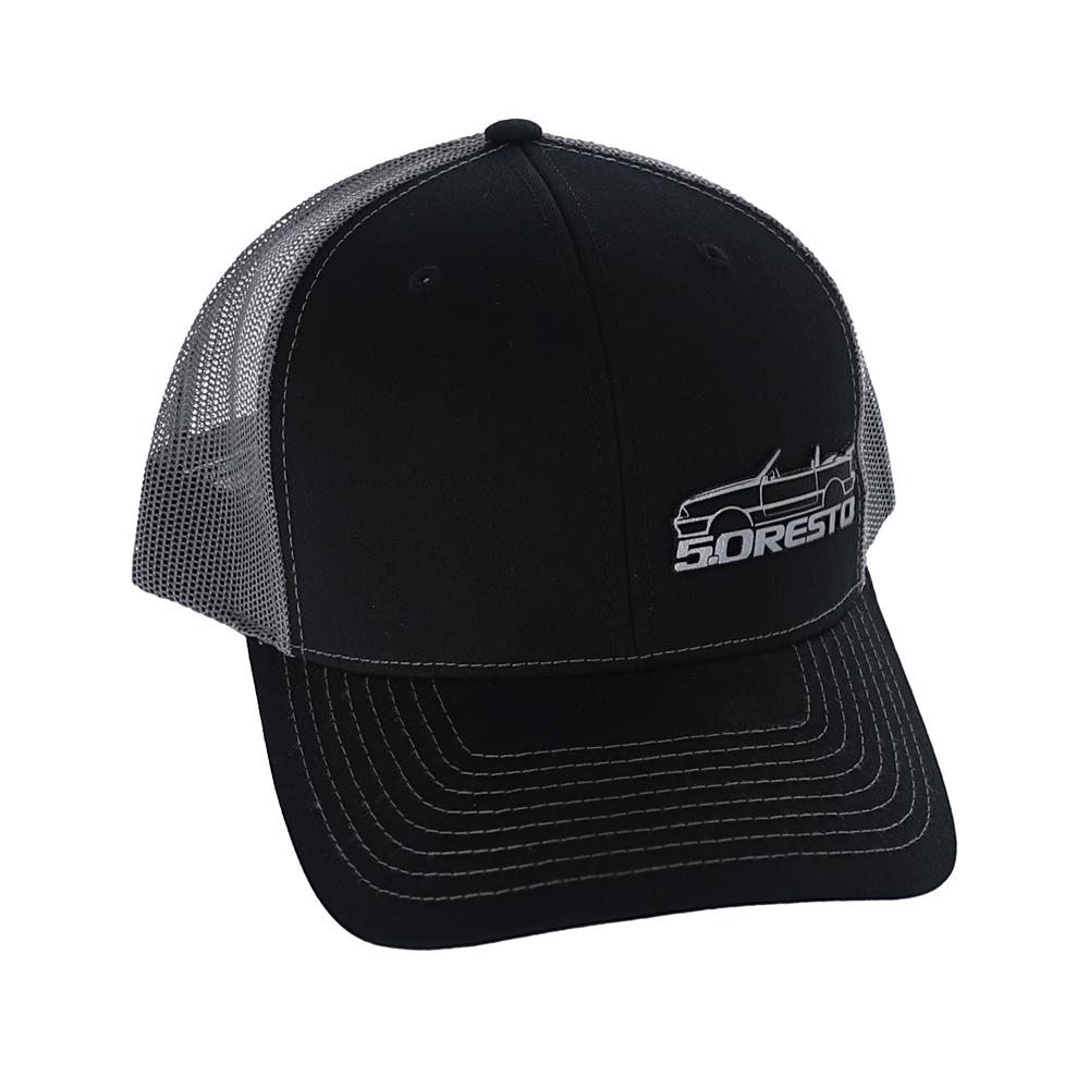 5.0 Resto Fox Body Silhouette Hat  - Black & Gray