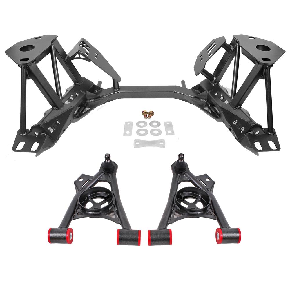 Mustang BMR Premium Spring Perch K-Member Kit - Standard Ball Joint - Hammertone | (94-04)
