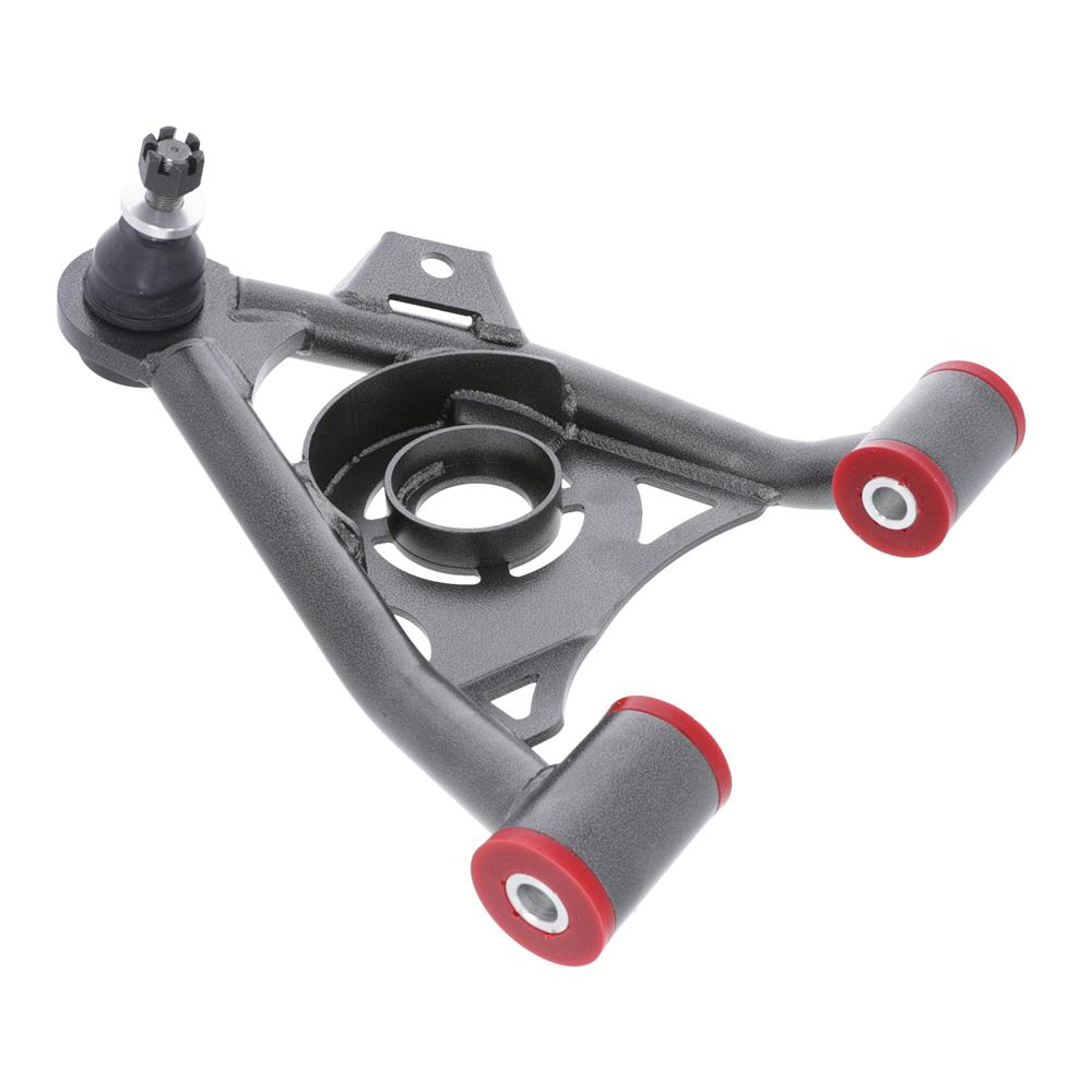 1979-93 Mustang BMR Premium Tubular K-Member With Spring Perches Kit - Pushrod - Black Hammertone 5.0/5.8