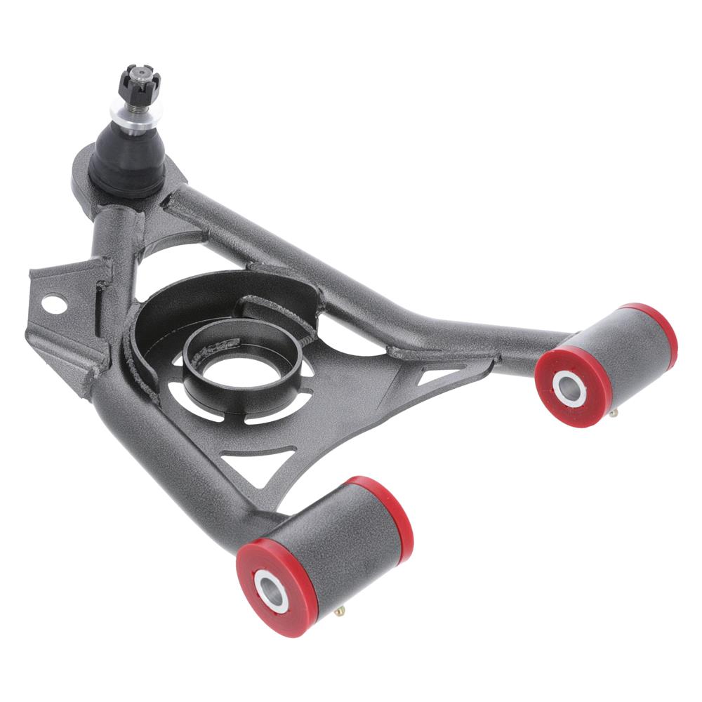 1979-93 Mustang BMR Premium Tubular K-Member With Spring Perches Kit - Pushrod - Black Hammertone 5.0/5.8