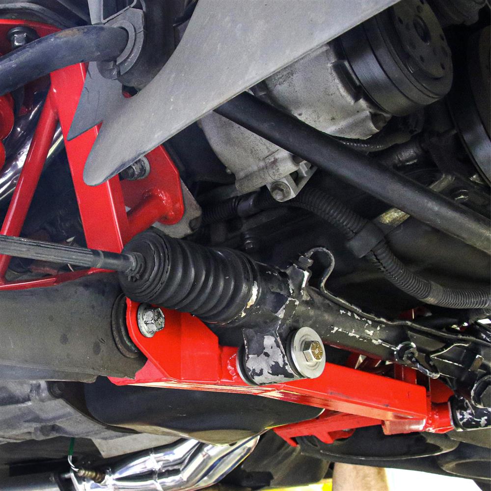 Mustang BMR Premium Spring Perch K-Member Kit - Standard Ball Joint - Black Hammertone | 94-04