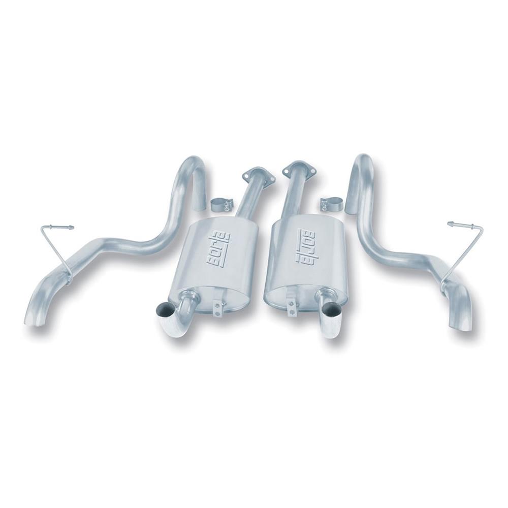 1987-1993 Mustang Borla Touring Cat Back Exhaust Kit - GT