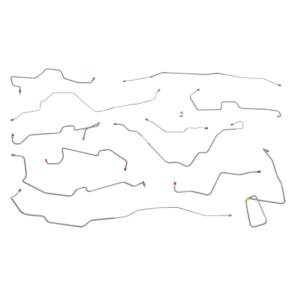 1995-96 Bronco Brake Line Kit - ABS  - Stainless Steel