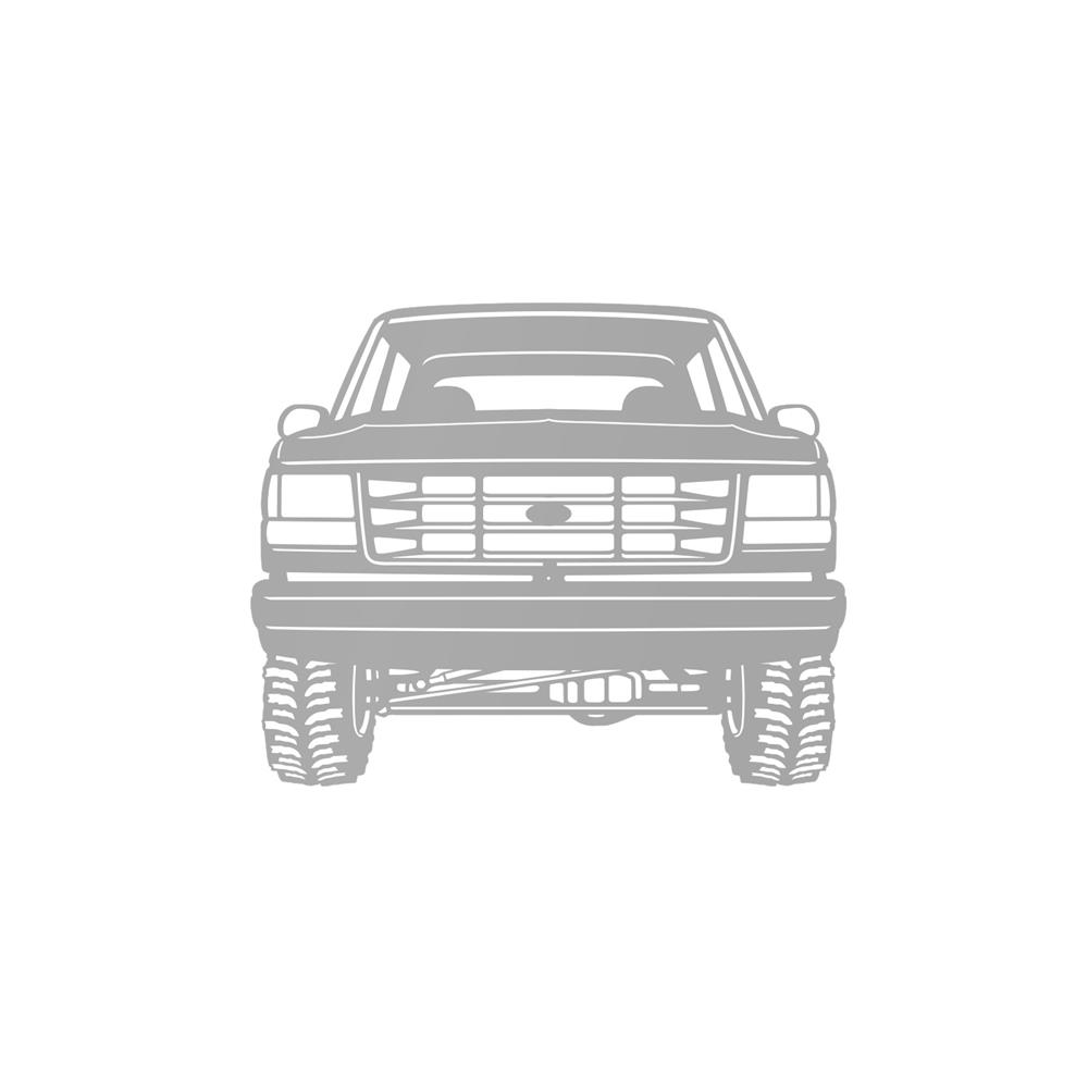 1992-1996 Ford Bronco Metal Wall Art - Front Silhouette