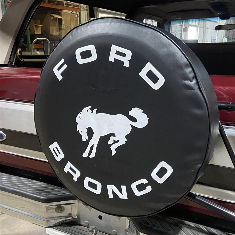1992-96 Bronco SpareCover Blak Series Spare Tire Cover - 32"