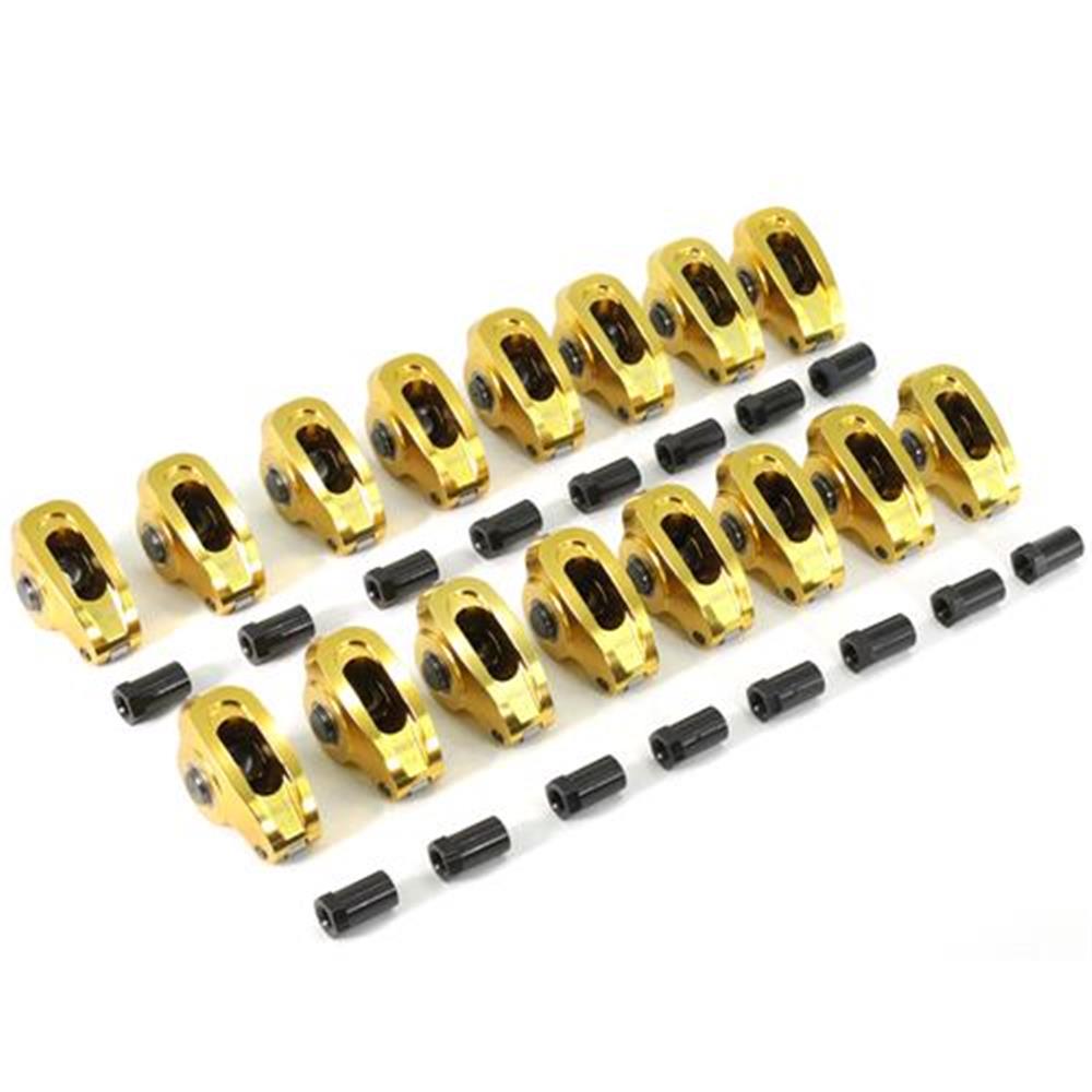 1993-1995 F-150 SVT Lightning 5.8 Comp Cams Stud Mount Ultra-Gold - 1.6 Ratio 3/8" Aluminum Rocker Arms