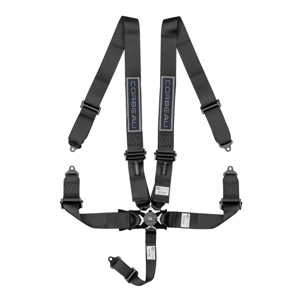 Corbeau 5 Point Camlock Harness - Black